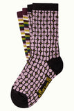 King Louie socks 2-pack fudget orchid pink 06546