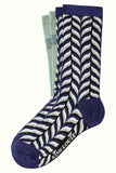 King Louie socks 2-pack mistletoe dazzling blue 06547