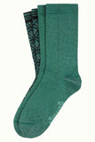 King Louie socks 2-pack pose black 05602001: comfortabele sokken van bamboe