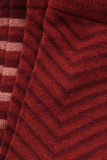 King Louie socks 2-pack roman stripe cherise red 05607603: rode sokken met zigzagprint