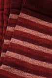 King Louie socks 2-pack roman stripe cherise red 05607603:  rode sokken met streepprint