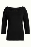 King Louie Sarah Top Viscose Lycra Black 00597001