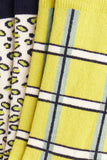 King Louie Socks 2 Pack Madras Cress Yellow 05093834.: comfortabele sokken gemaakt van vochtopnemende bamboe