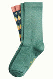 King Louie Socks 2 Pack Namaste Dragonfly Green 05087300: fijne sokken gemaakt van vochtopnemende bamboe