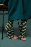 King Louie Socks 2 Pack Namaste Dragonfly Green 05087300: sokken met grafische print gemaakt van bamboe