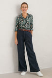 Seasalt Cornwall Larissa shirt coast thistle pine needle 276248B001