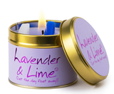 Lily flame geurkaars lavender & lime