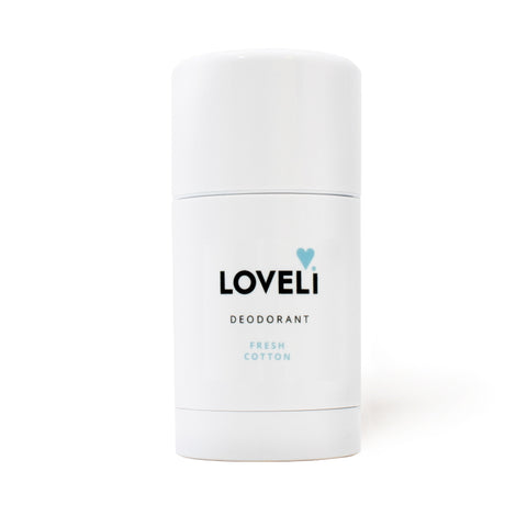 Loveli deodorant fresh cotton XL: troepvrije deodorant met pas gewassen was geur, extra grote versie