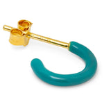 Lulu Copenhagen color hoop enamel petrol LULU1019