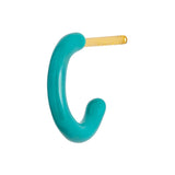 Lulu Copenhagen color hoop enamel petrol LULU1019