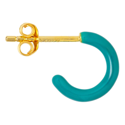 Lulu Copenhagen color hoop enamel petrol LULU1019