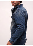 M.O.D. James jeans jacket iwaki blue SP22-JJ502-3591