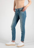 M.O.D. Eva skinny fit kentucky blue SP21-2006-3244: comfortabele spijkerbroek van zachte denim stretch
