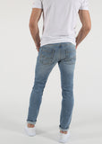 M.O.D. Marcel slim fit vermont blue SP21-1005-3262: 5-pocket blauwe jeans