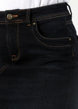 M.O.D. Sina skirt splitlake blue -AU20-2004-3174: comfortabel jeans 5 pocket rokje