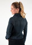 M.O.D. Suzy jeans jacket osman blue MOD-AU20-JJ002-2658: spijkerjas met ritssluiting zakken