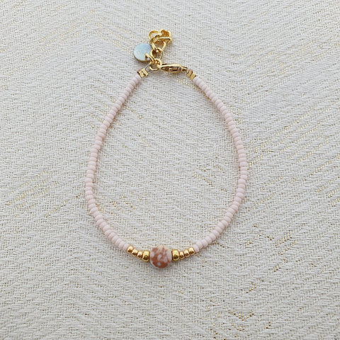 MOOI!-Jewels-armband-met-natuursteen-goud-roze