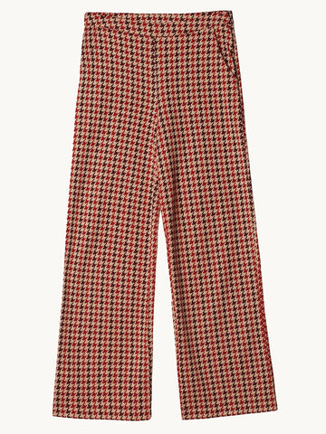 Mademoiselle YéYé one step beyond gots trousers houndstooth G22507A