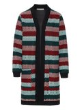 Mademoiselle YéYé happy place cardigan stripes multicolour 12608