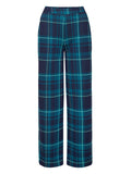 Mademoiselle YéYé one step beyond trousers tartan bluegreen G12502