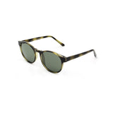 A. Kjaerbede Sunglasses Marvin demi olive: groene met zwarte zonnebil voor mannen en vrouwen