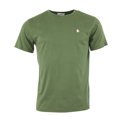 Munoman T-shirt Johan coffee green MSS22MT019COFX06