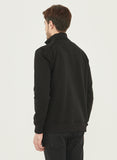 Organication men's full zip sweatshirt black 12655