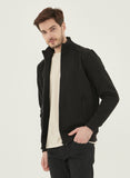 Organication men's full zip sweatshirt black 12655