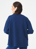 Blauwe comfortabele trui | Organication women's sweatshirt navy