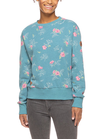 Ragwear heikke sweatshirt aqua 2211-30008-2035