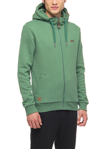 Ragwear sweatshirt Nate zip green 2212-30018-5023
