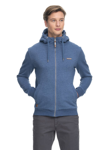 Ragwear sweatshirt nate zip blue 2222-30016-2040