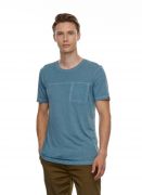 Blauw veganistisch heren t-shirt | Ragwear men t-shirt Bartie stone blue