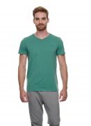 Groen t-shirt met V-hals | Ragwear Venie dusty green