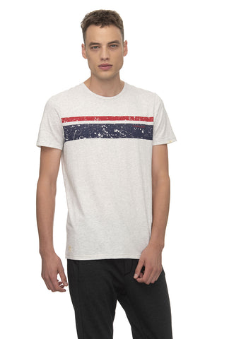 Ragwear Men T-Shirt Hake Organic White 2012150277000