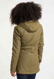 Ragwear jackets monadis rainy olive 2021-60042-5031: olijfkleurige waterdichte winterjas 