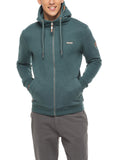 Ragwear sweatshirt Nate zip dark green 2122-30018-5021