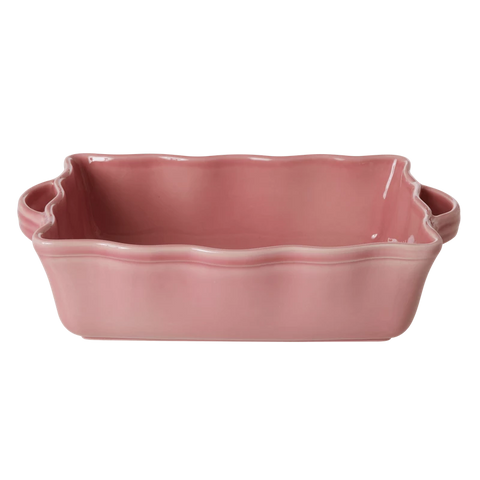 Rice stoneware oven dish in soft pink large CEOVE-LSI