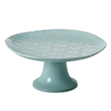 Rice Embossed Stoneware Cake Stand in Mint CECAK-EMMI