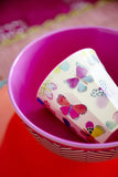 Rice Melamine Cup With Butterfly Print MELCU-BUT