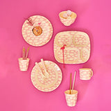 Rice Melamine Cup With Cloud Print Pink MELCU-CLOUDI