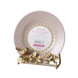 Rice Plate Stand In Gold Color KISTA-GOLD