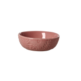 Rice Small Embossed Coral Stoneware Dipping Bowl CEDBW-EMCO 