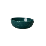 Rice Small Embossed Jade Stoneware Dipping Bowl CEDBW-EMJA 
