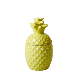 Rice Small Pineapple Shaped Ceramic Jar Soft Yellow CEJAR-SPISY