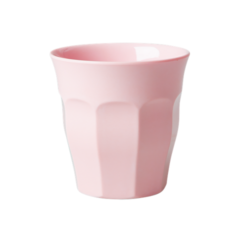 Rice Solid Colored Medium Melamine Cup In Soft Pink MELCU-SI