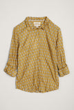 Seasalt Cornwall Larissa shirt leaf print pear b-wm23110-24878