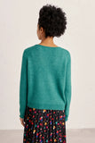 Seasalt Cornwall Lily bell jumper hepworth green 283479B021 b_wm29137_25054