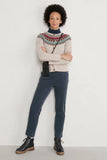 Seasalt Cornwall holly blue cardigan andrena aran dahlia mix 265961B001