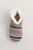 Seasalt Cornwall snooze slipper booties spring fair dark hellabore 273070B023 